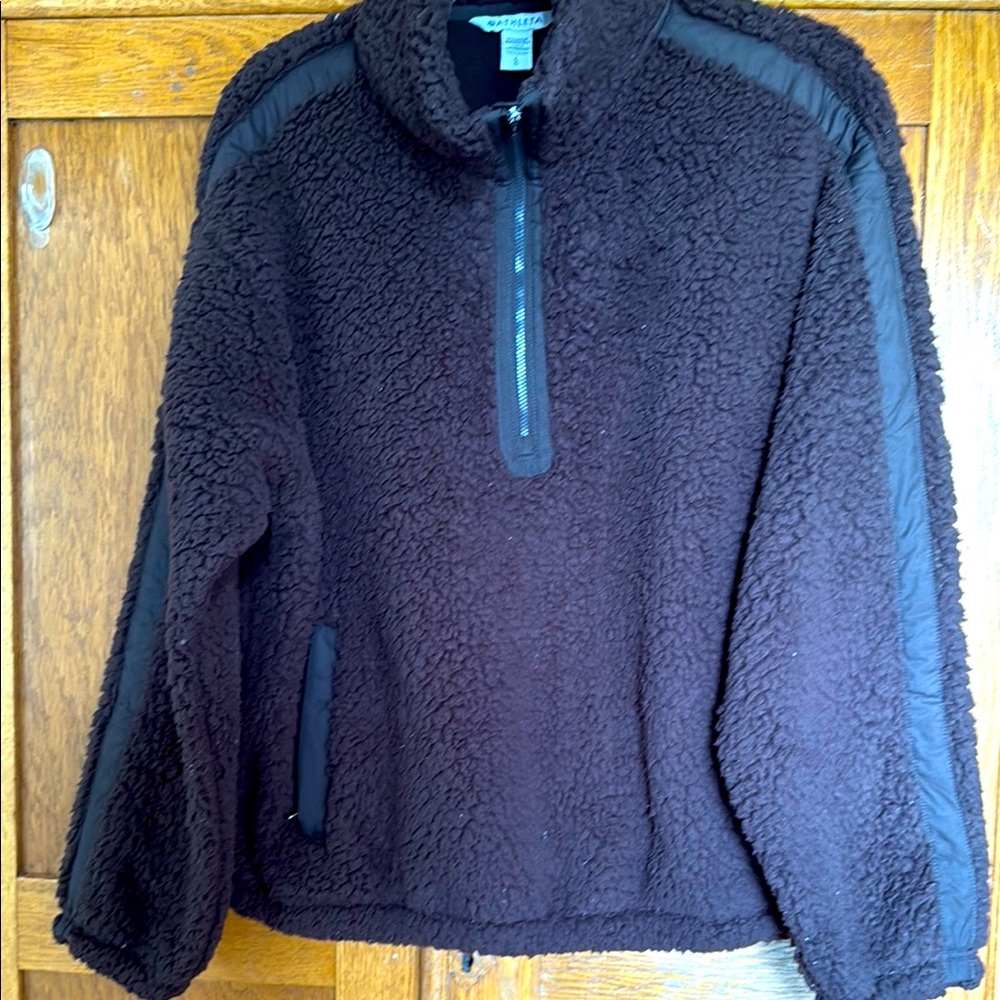 Athleta Brown Sherpa Fleece